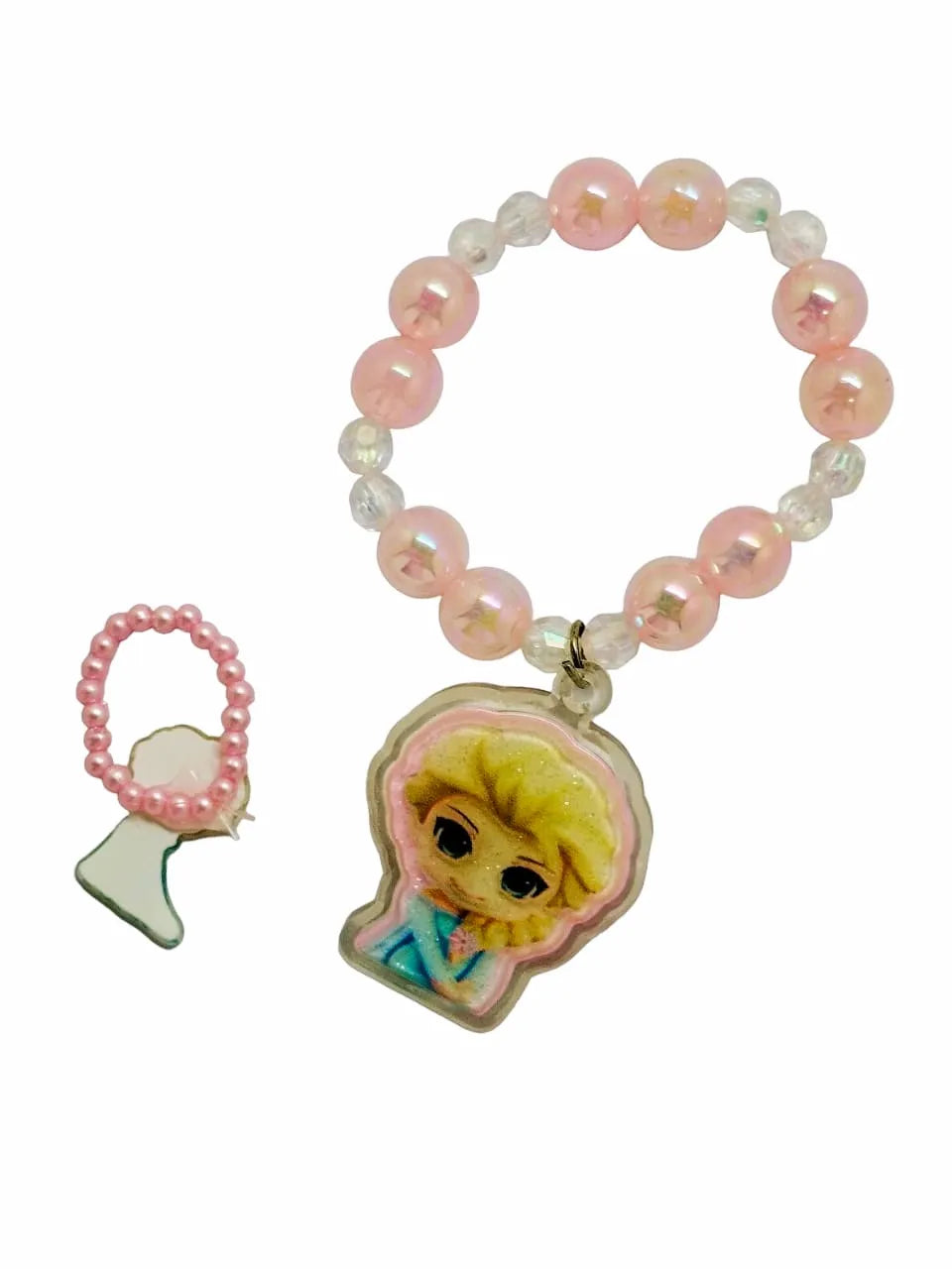 Bead Bracelet with Cartoon Character