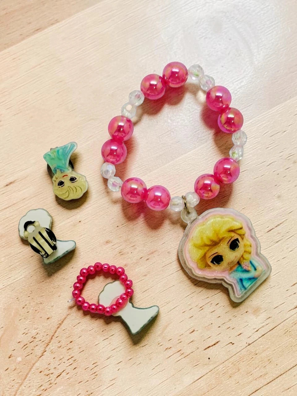 Bead Bracelets with Cartoon Character
