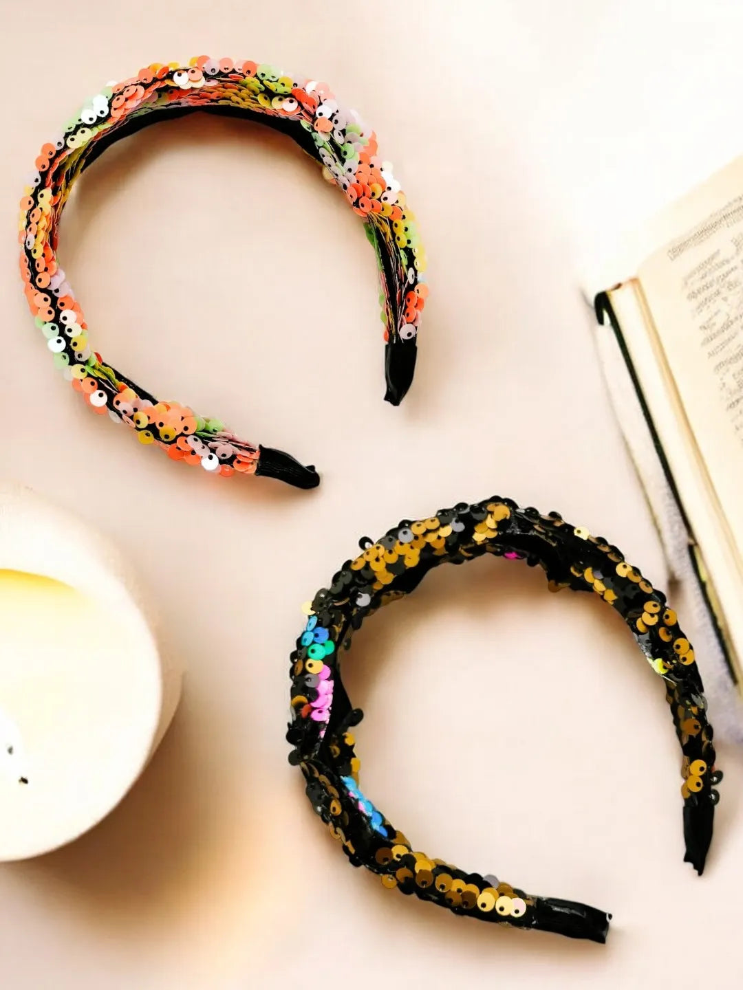 Set of 2 Embellished Hairbands