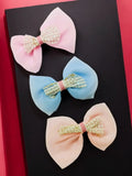 Set Of 3 Alligator Hair Clip
