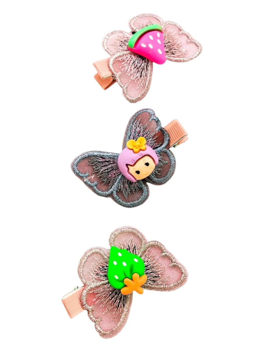 Girls Set of 5 Alligator Hair Clip