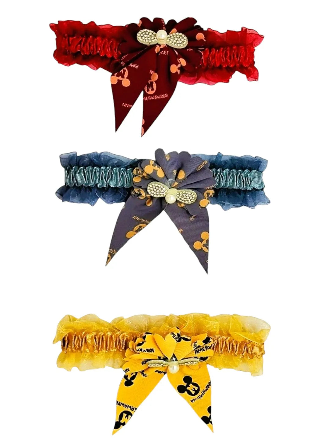 Set of 3 Lace Hairbands