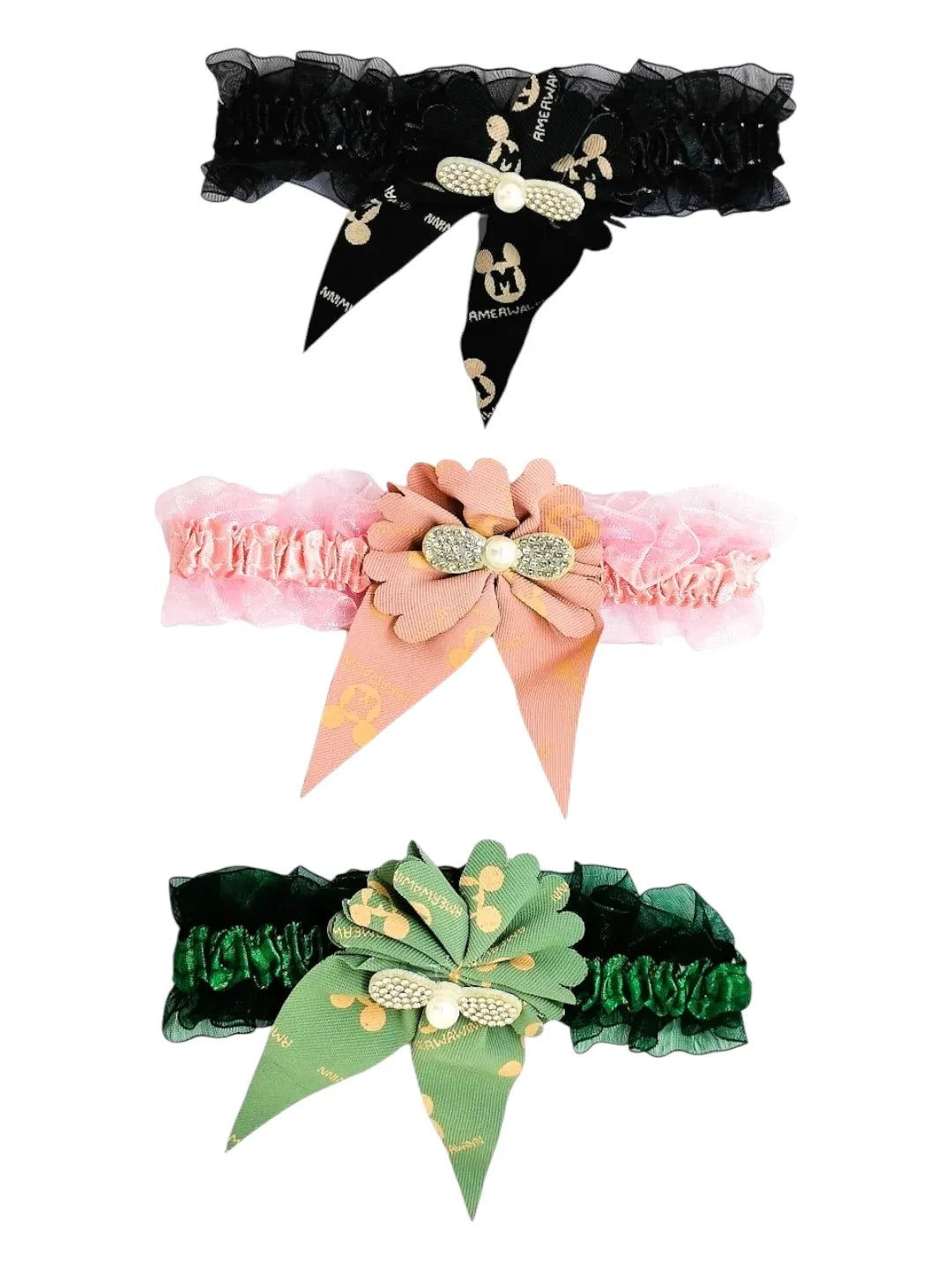 Set of 3 Lace Hairband