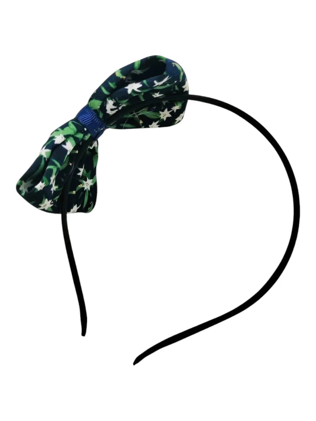 Set of 2 Floral Printed Bow Hairbands