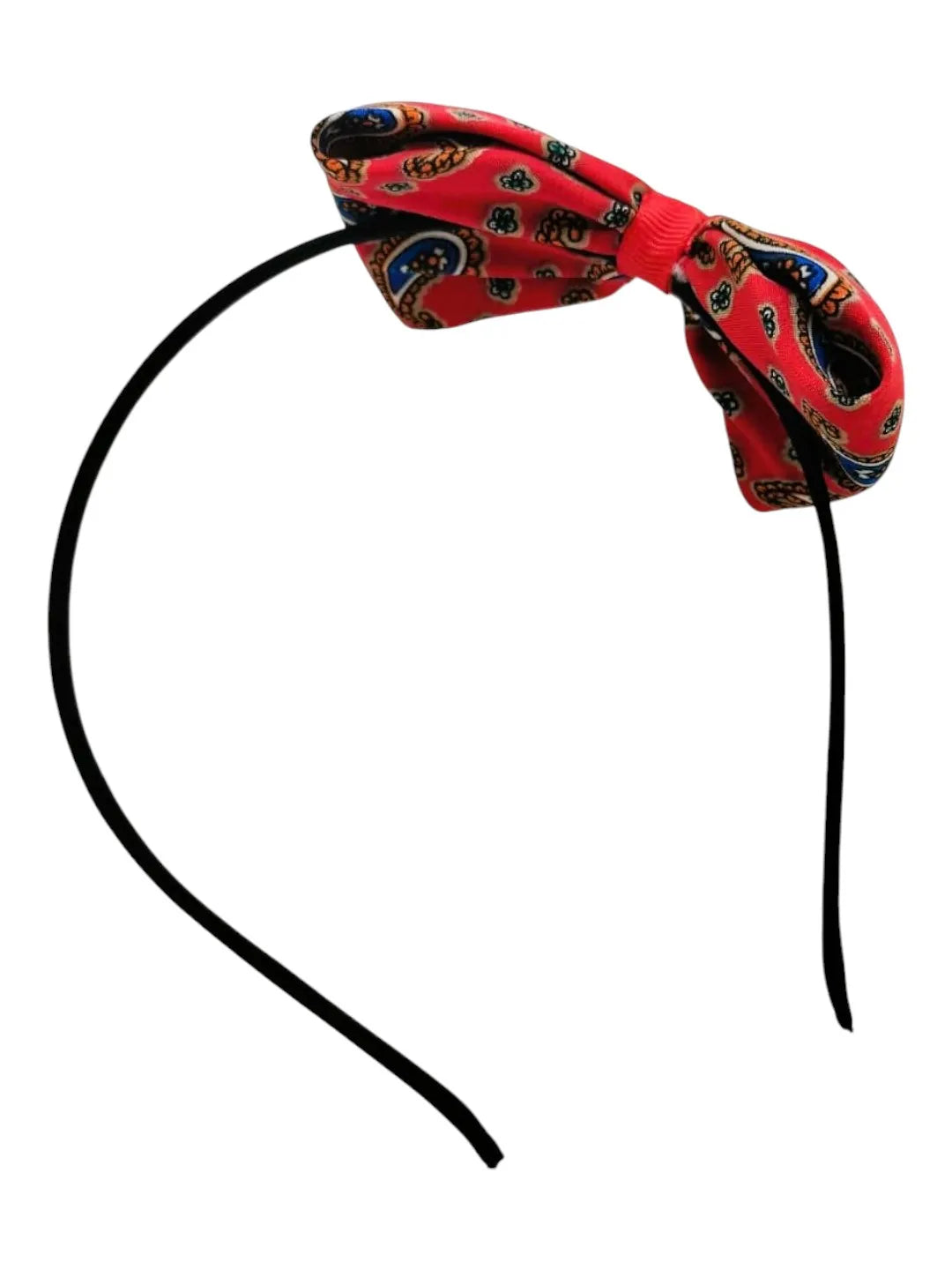 Set of 2 Paisley Printed Bow Hairbands