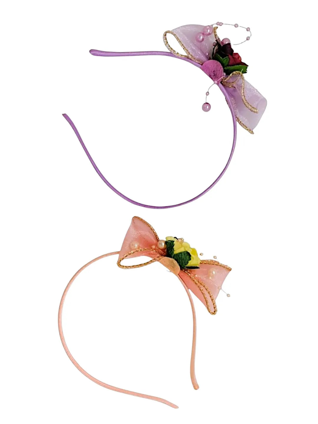 Set of 2 Beaded Hairband
