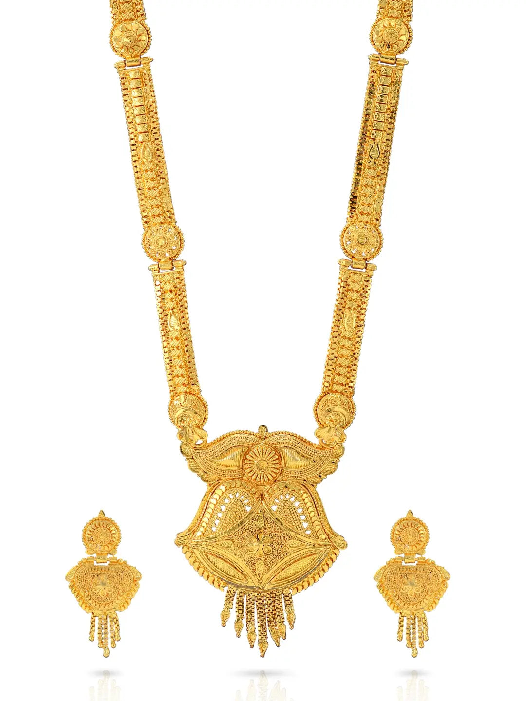 Luxurious Gold Plated Necklace Set