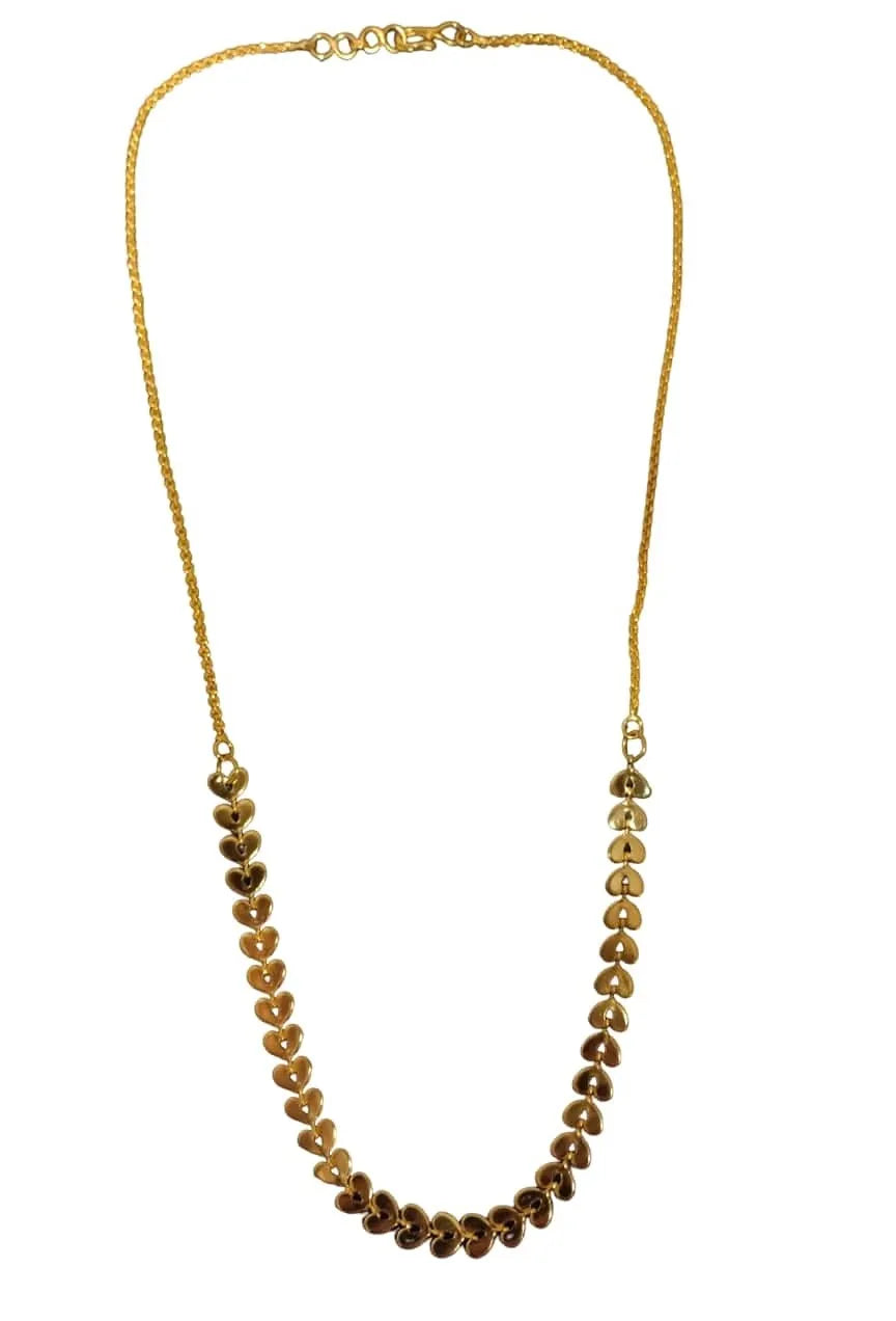 Gold-Plated Heart Shaped Jewellery Set