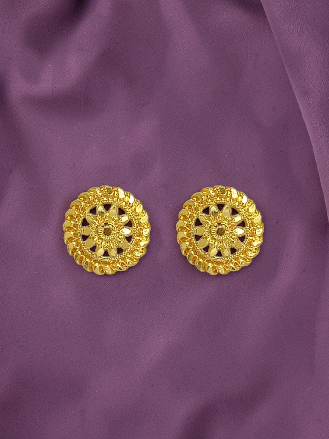 Gold-Plated Long Haaram Necklace Set