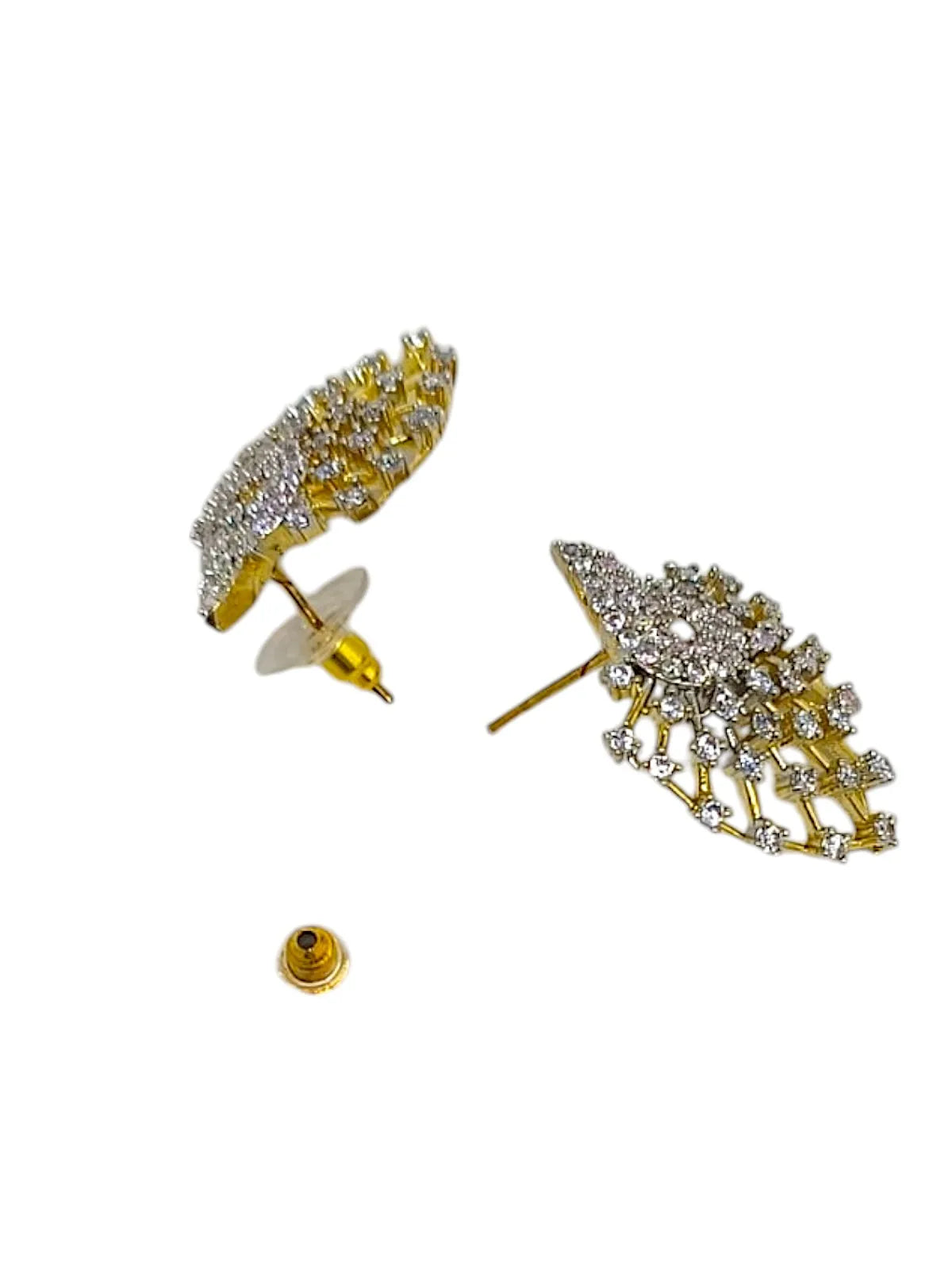 Pendant Gold-Plated American Diamond Studded Jewellery Set