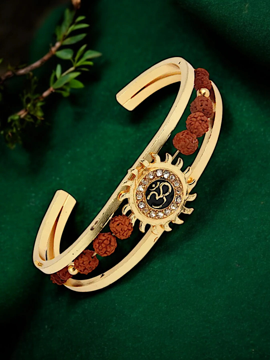 Om Rudraksha Kada Bracelet