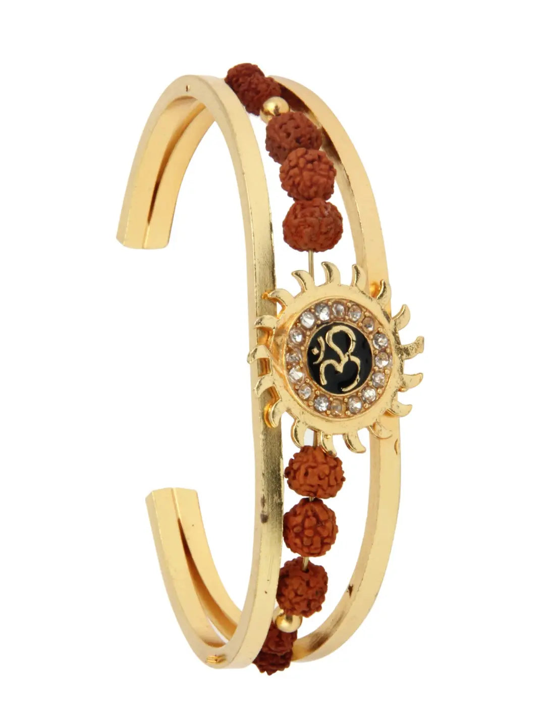 Om Rudraksha Kada Bracelet