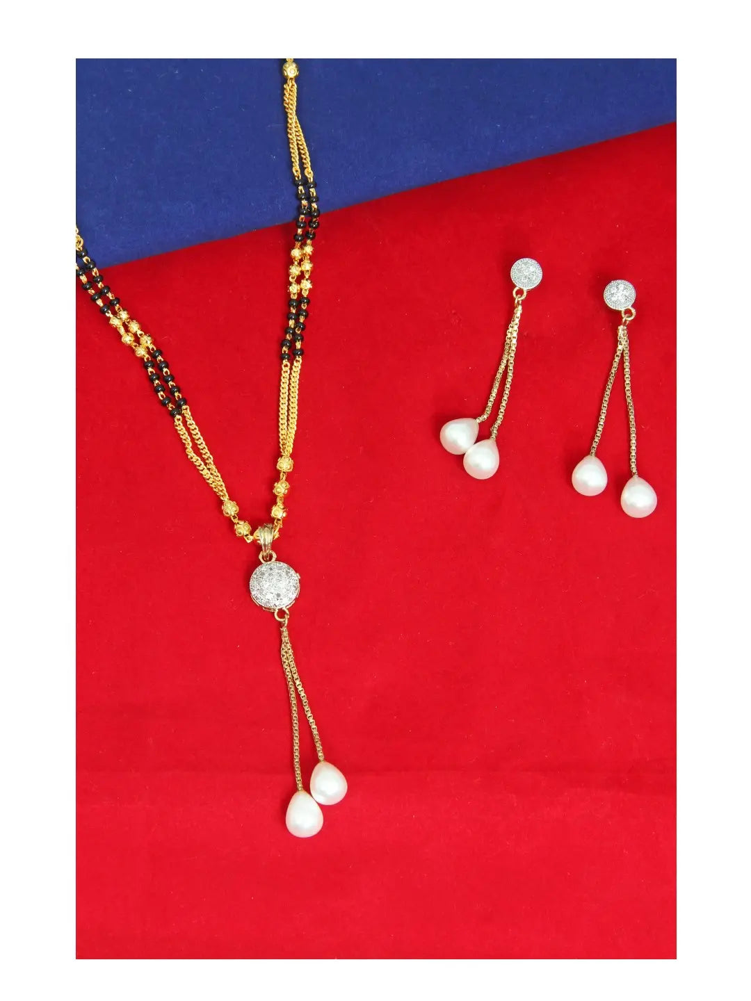 American Diamond Dangling Mangalsutra