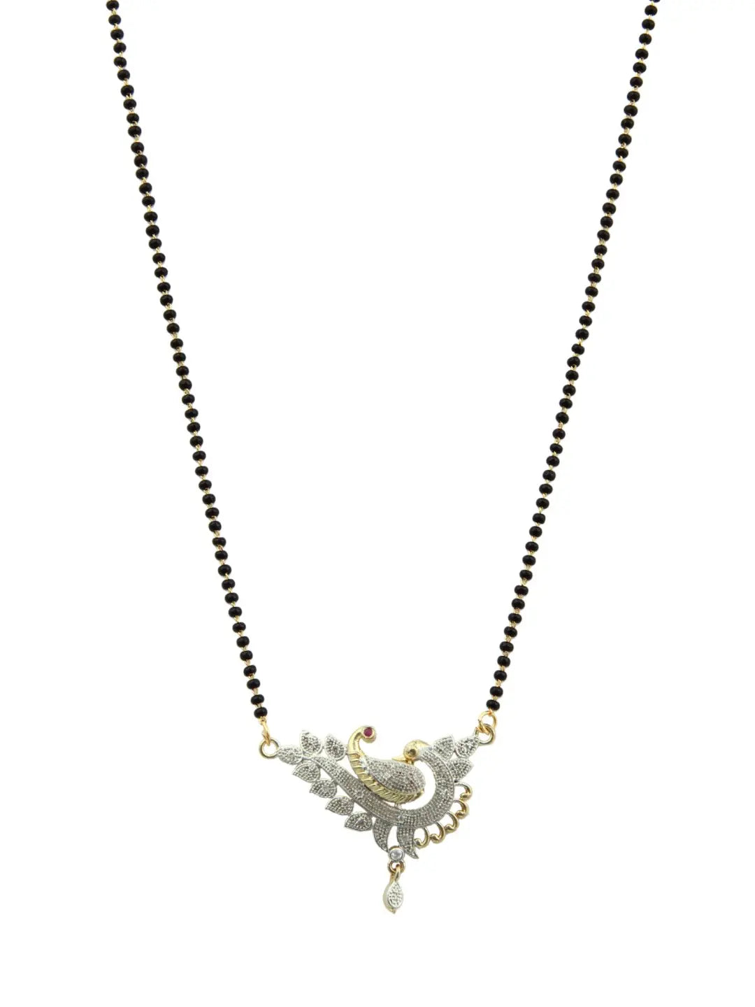 American Diamond Peacock Mangalsutra