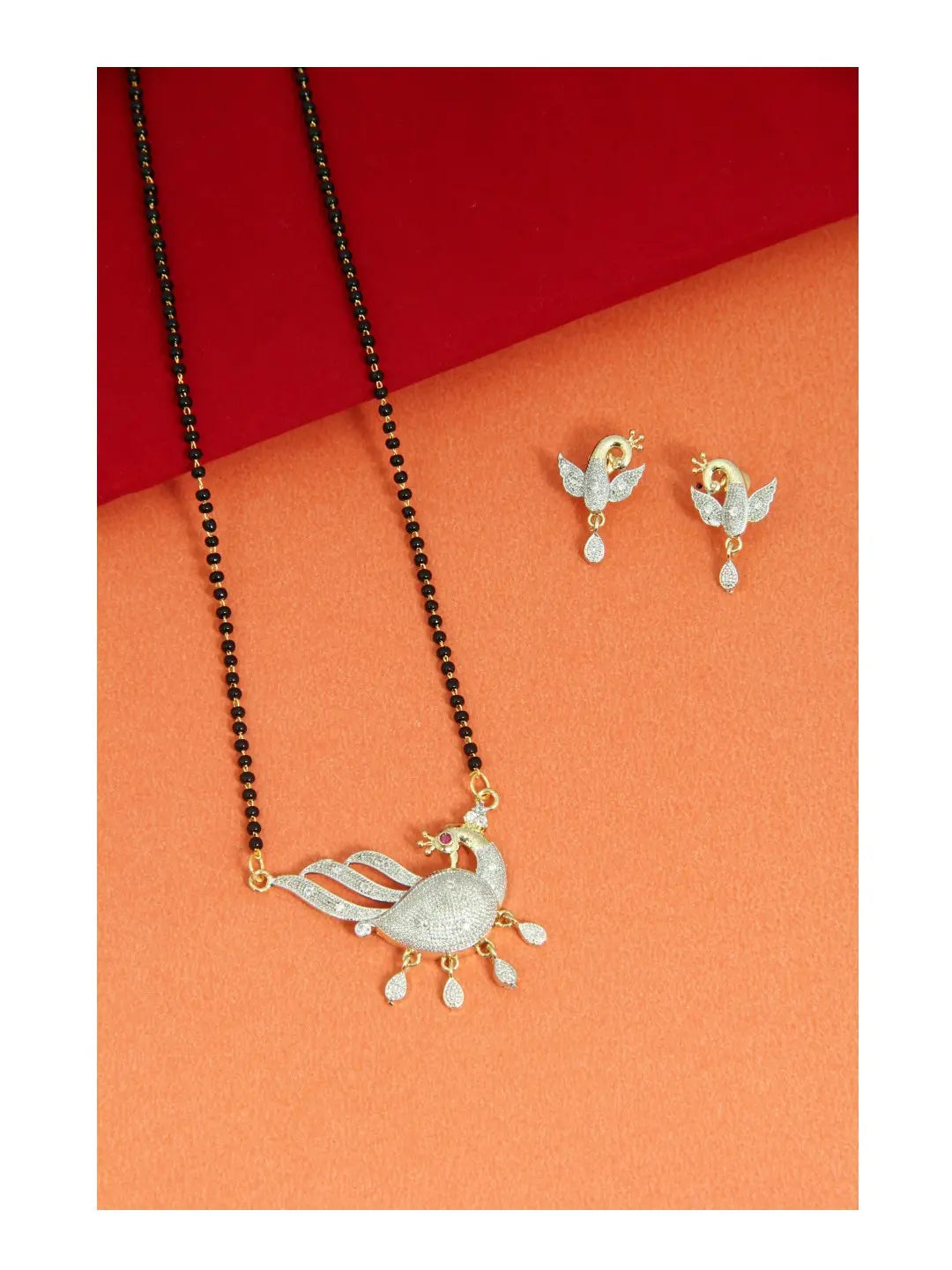Peacock Pendant Mangalsutra
