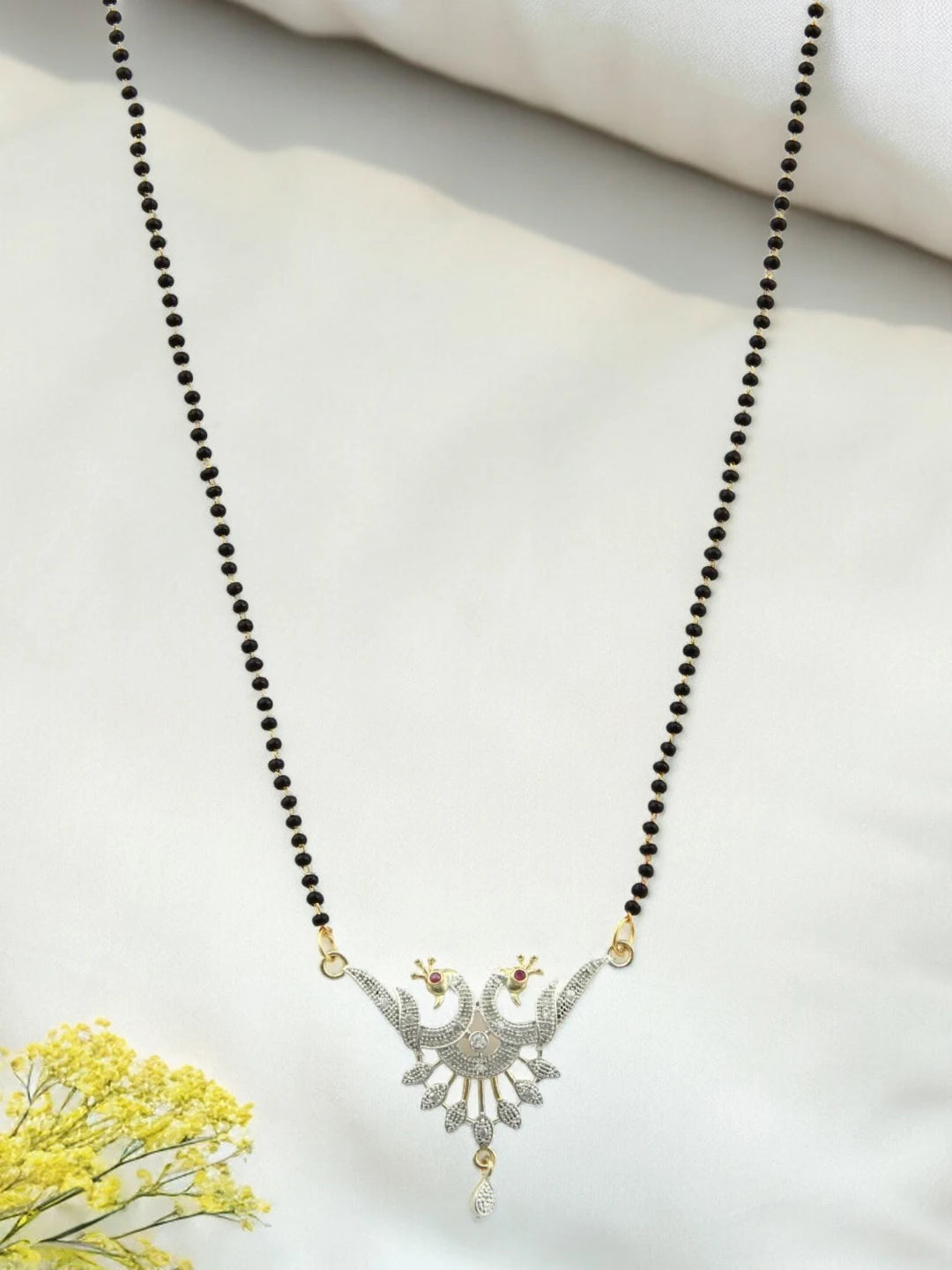 Dual Peacock Mangalsutra