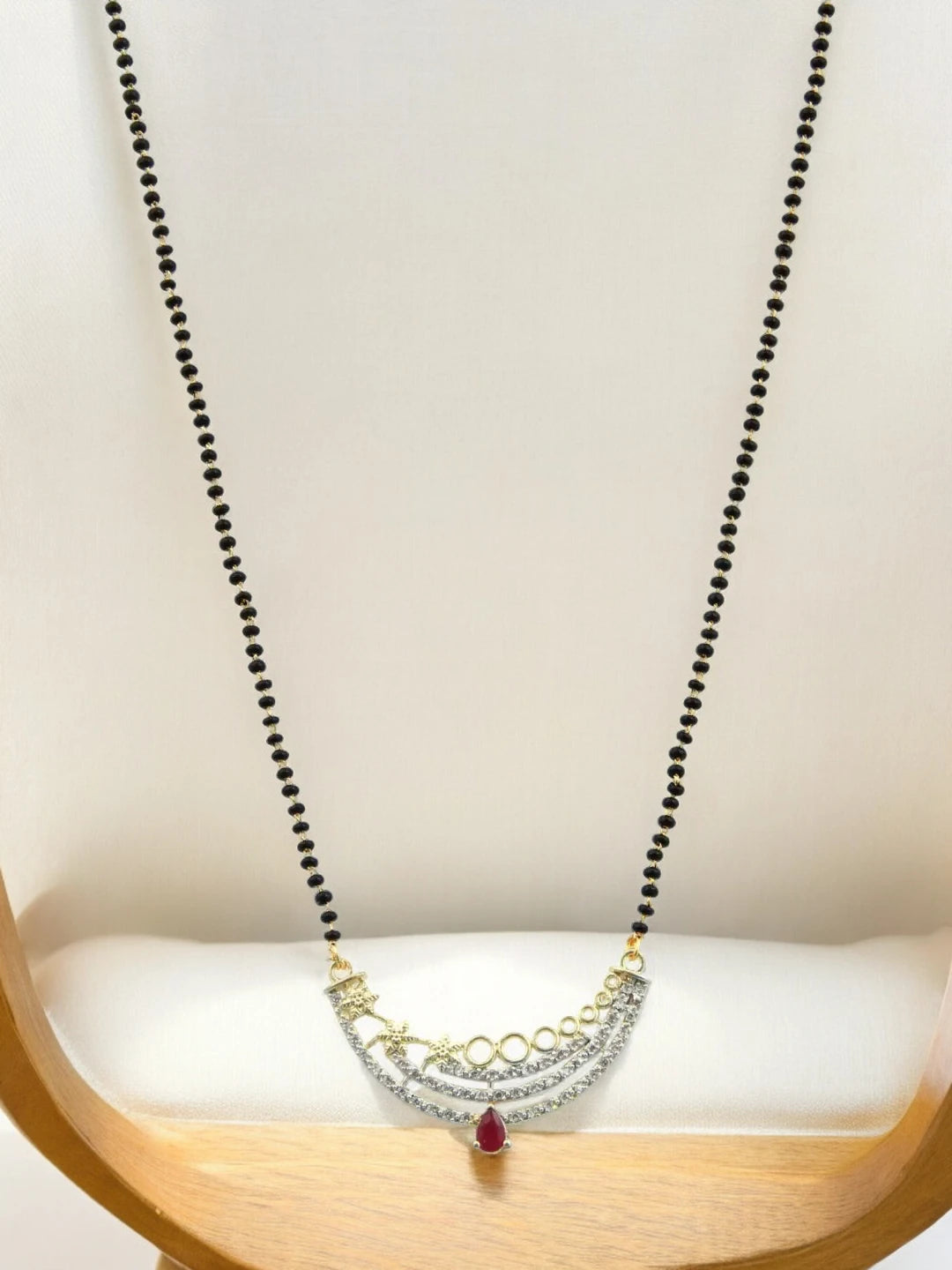 Half Moon Sterling Star Mangalsutra