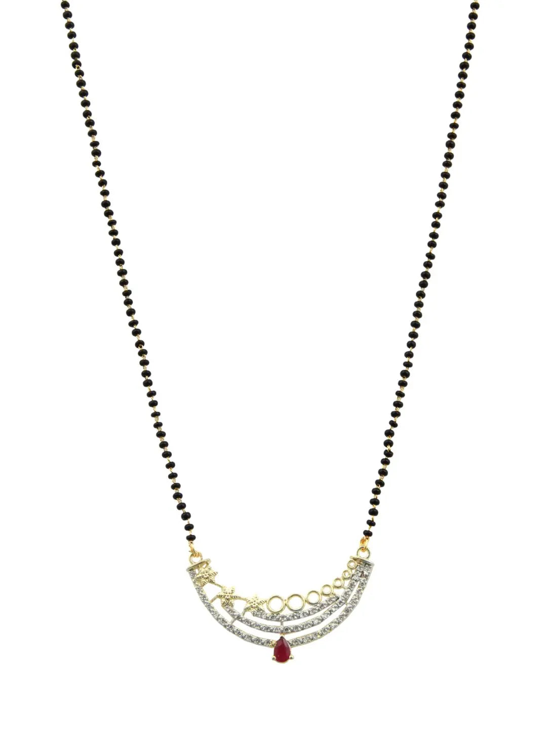 Half Moon Sterling Star Mangalsutra