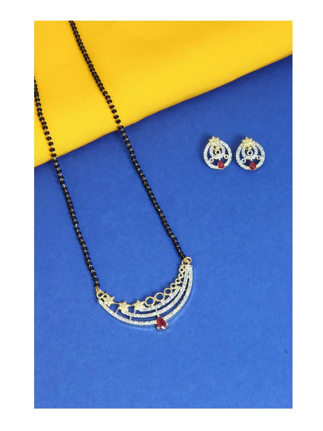 Half Moon Sterling Star Mangalsutra