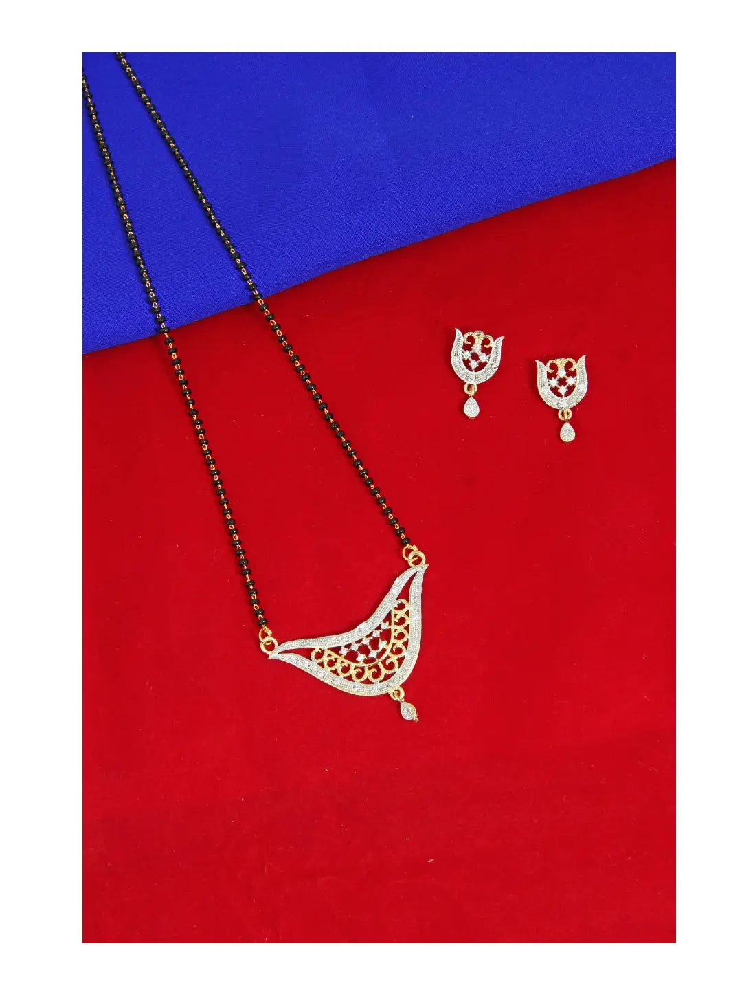 Gold Plated AD Mangalsutra