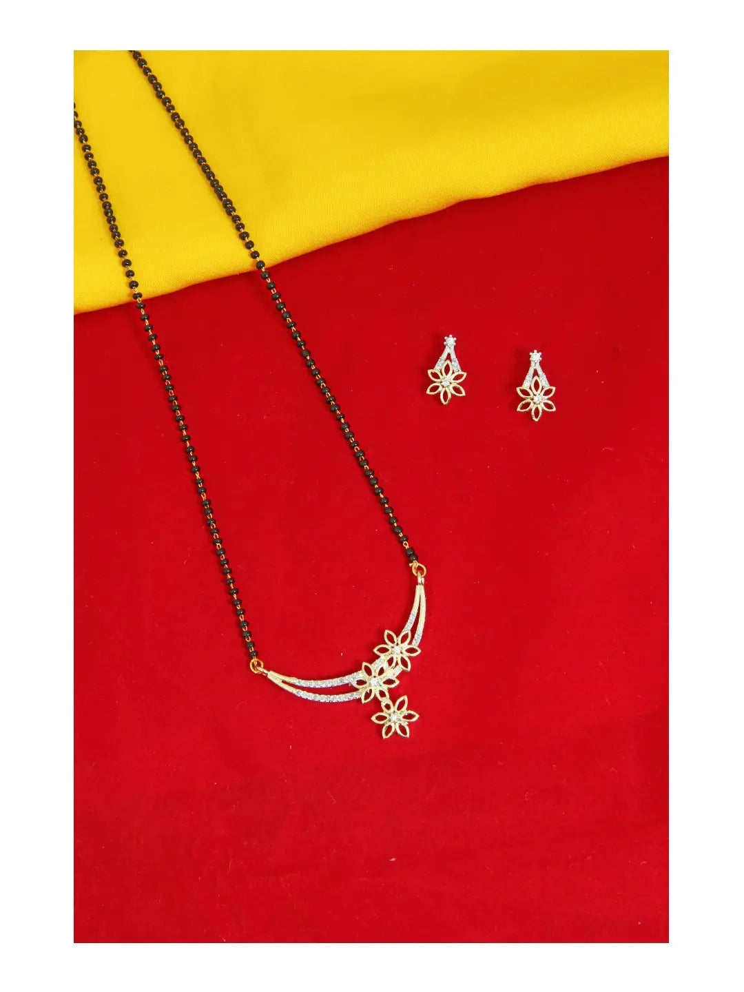 Trio Floral Mangalsutra