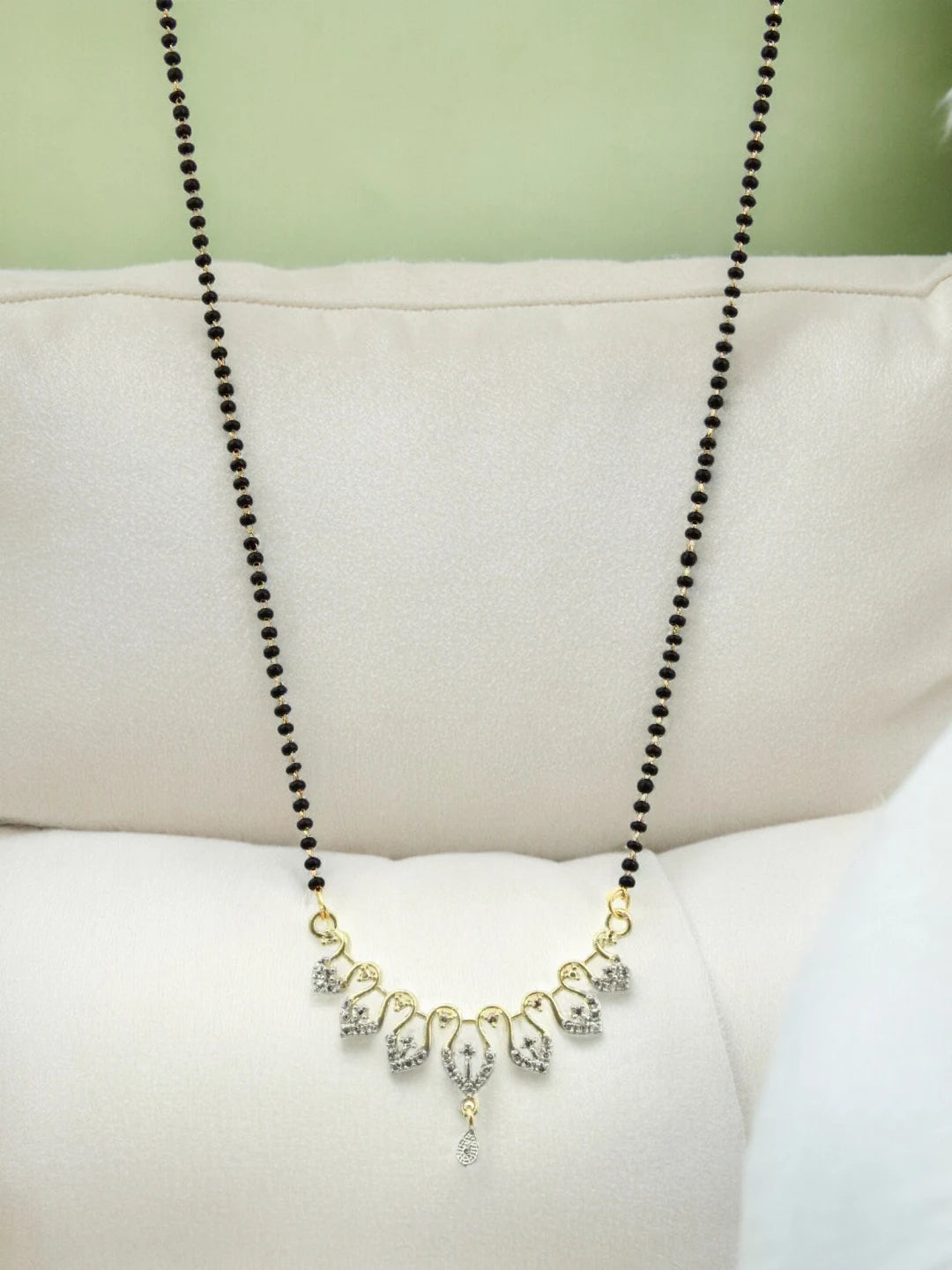 American Diamond Leaves Mangalsultra