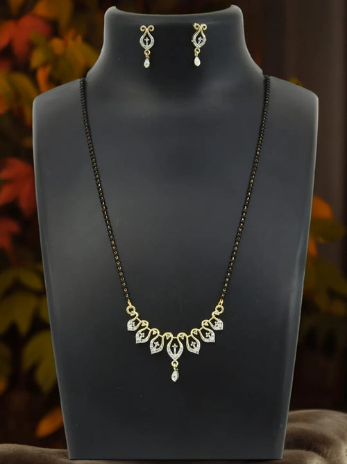 American Diamond Leaves Mangalsultra