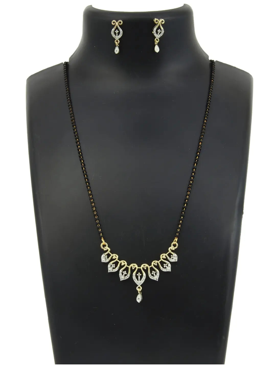 American Diamond Leaves Mangalsultra