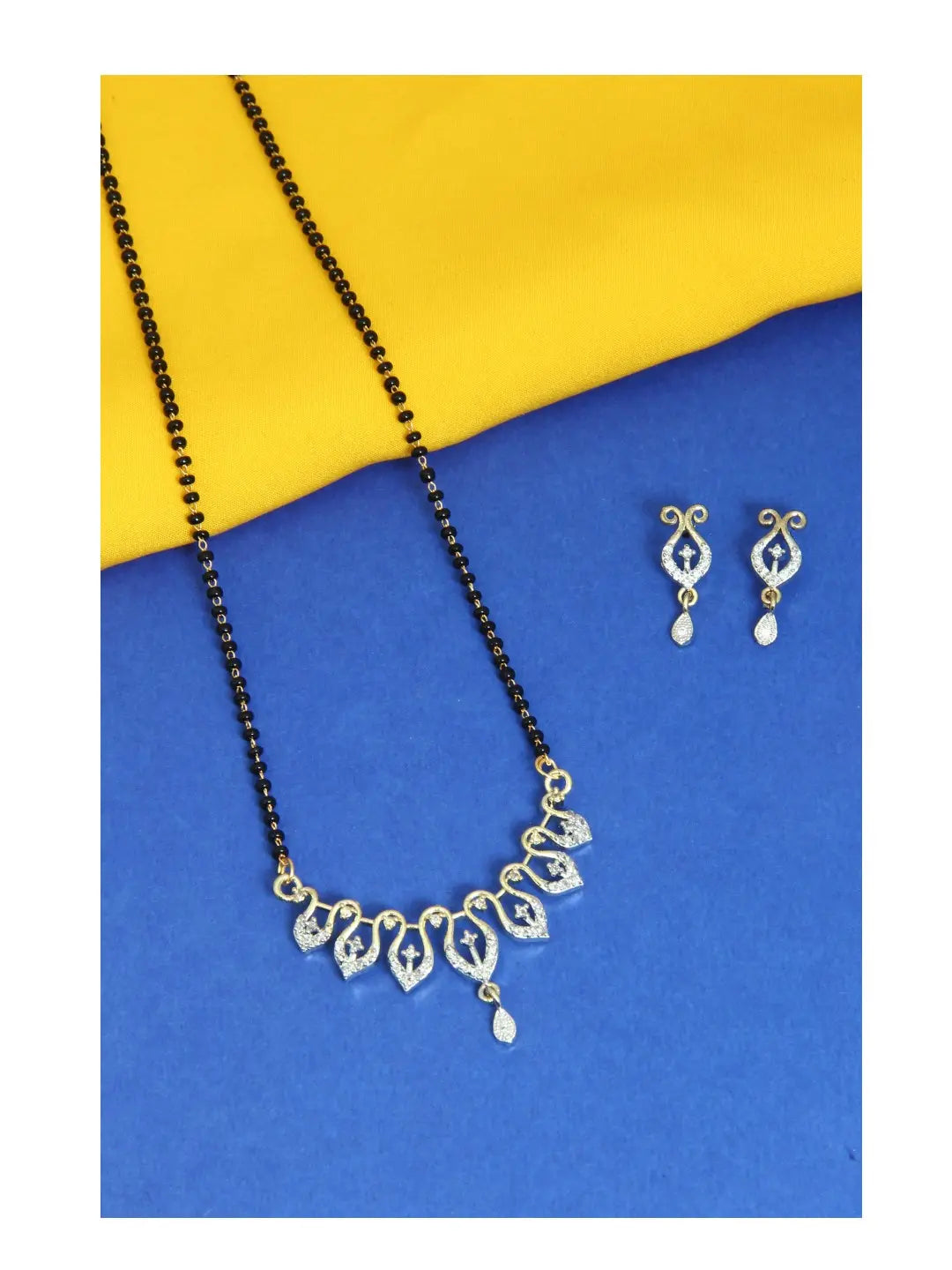 American Diamond Leaves Mangalsultra