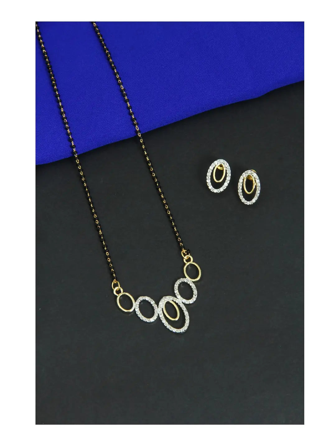 Oval Rings Mangalsutra
