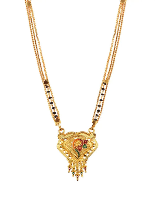 Black Beads Long Mangalsutra