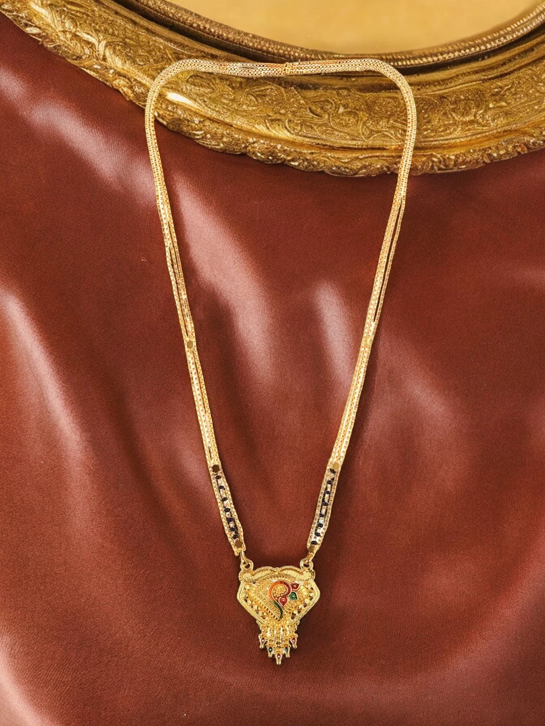 Black Beads Long Mangalsutra