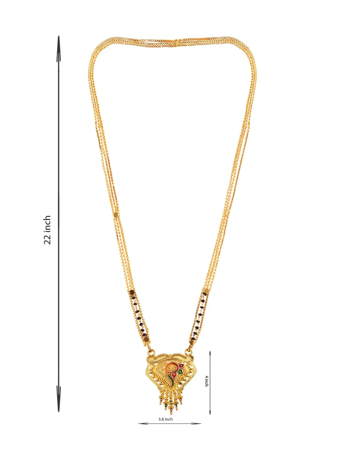 Black Beads Long Mangalsutra