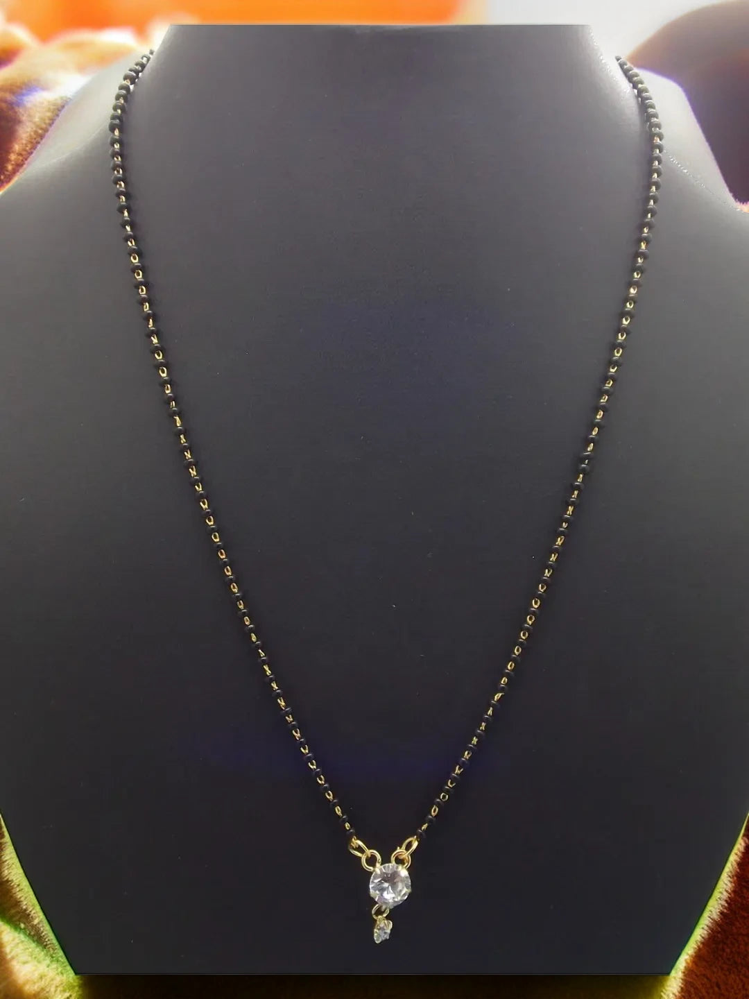 Single Diamond Mangalsutra