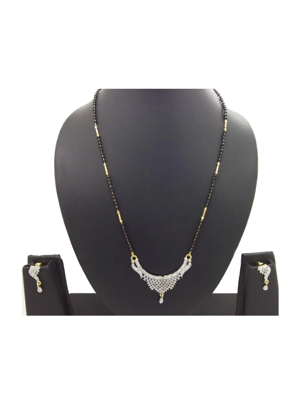 AD Mangalsutra With Earrings