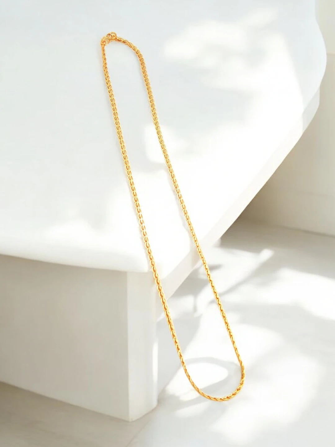 Gold Plated Flat Chain