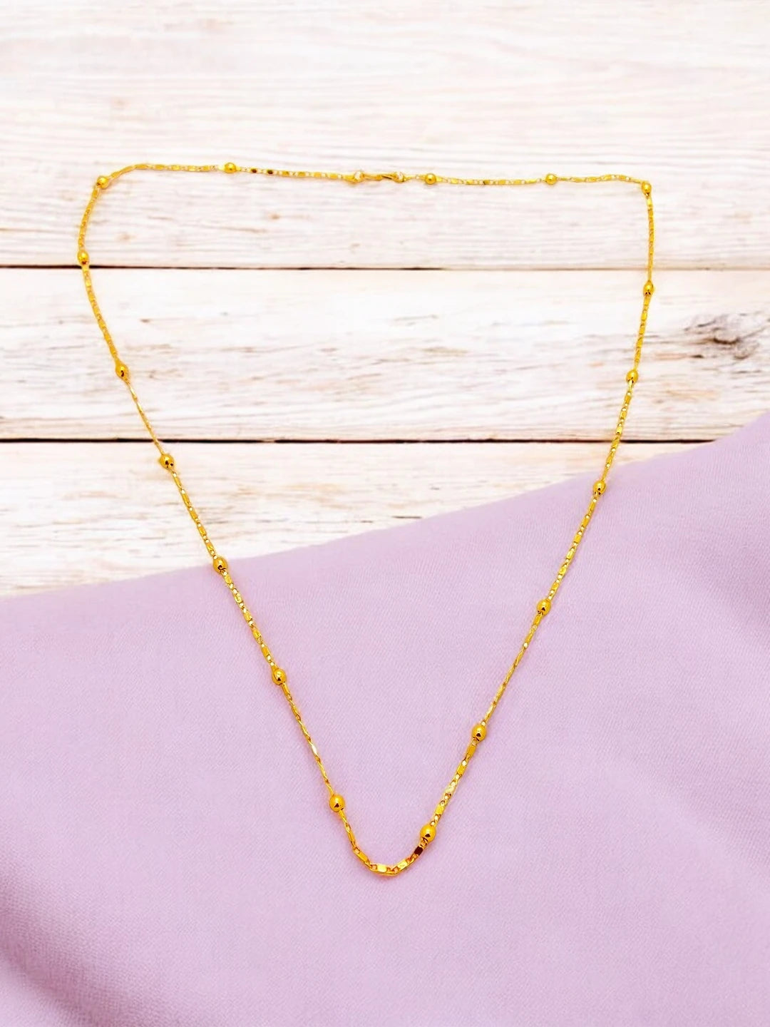 Gold Plated Ball Chain