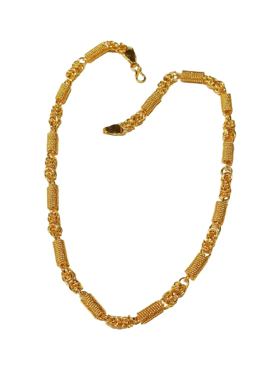 Gold Plated Spring Rolo Chain