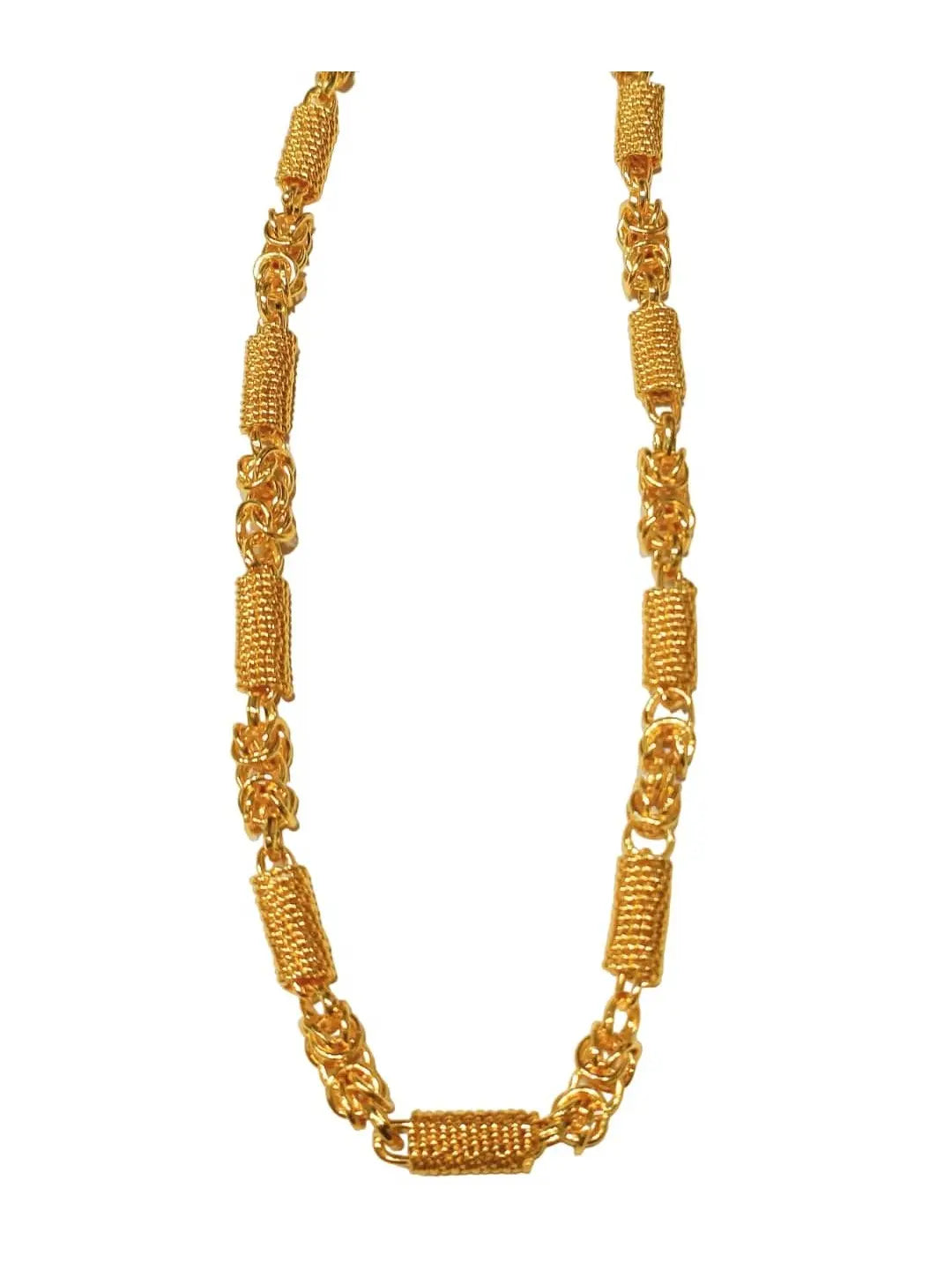 Gold Plated Spring Rolo Chain