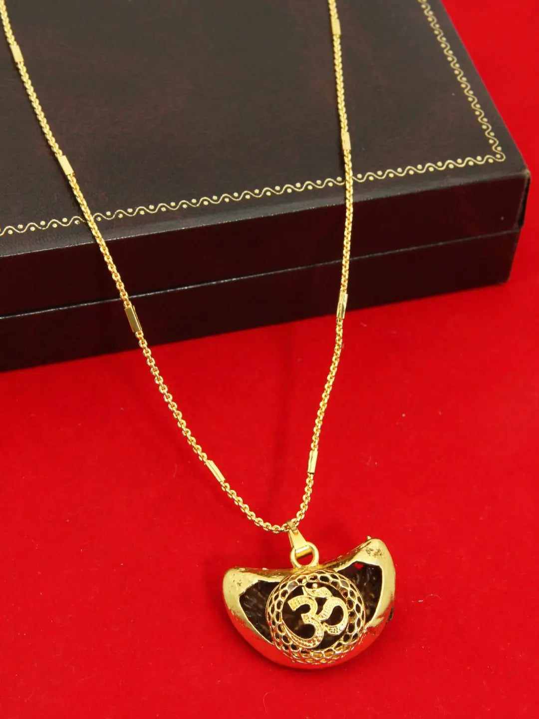 Gold Plated Om Chain