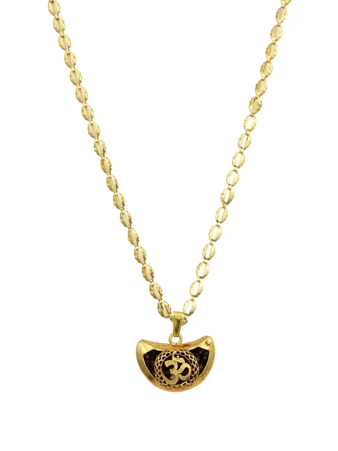 Om Pendant Link Chain