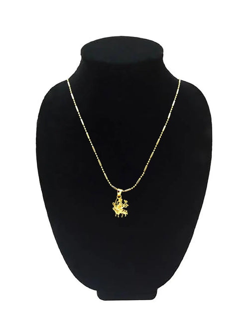 Goddess Durga Pendant Chain