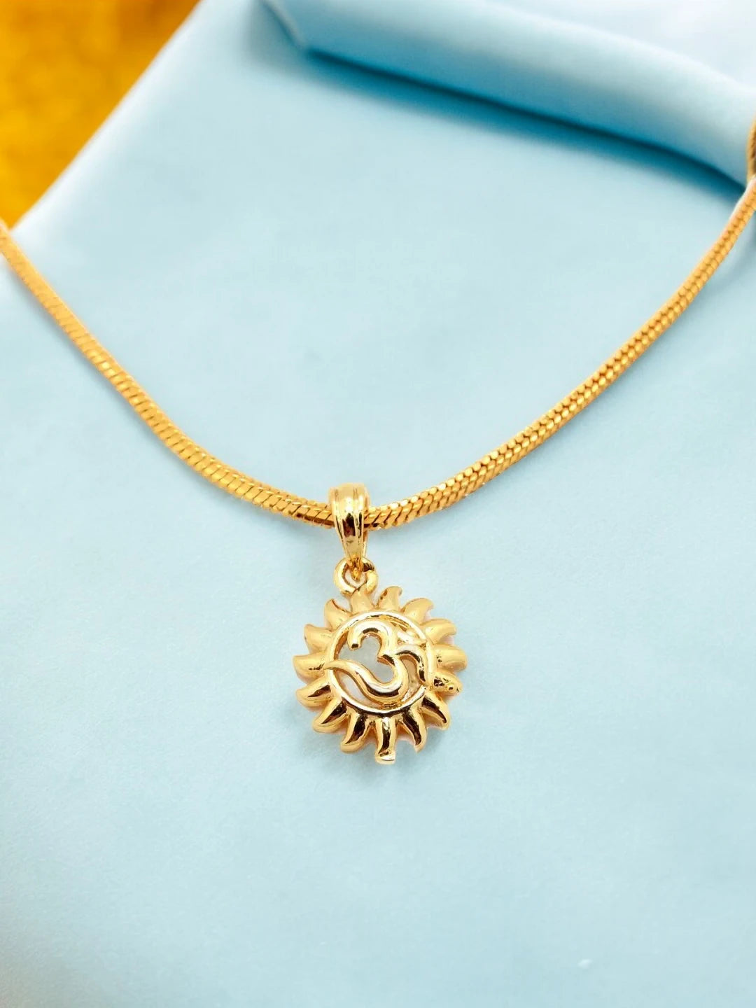 Surya Om Pendant Chain