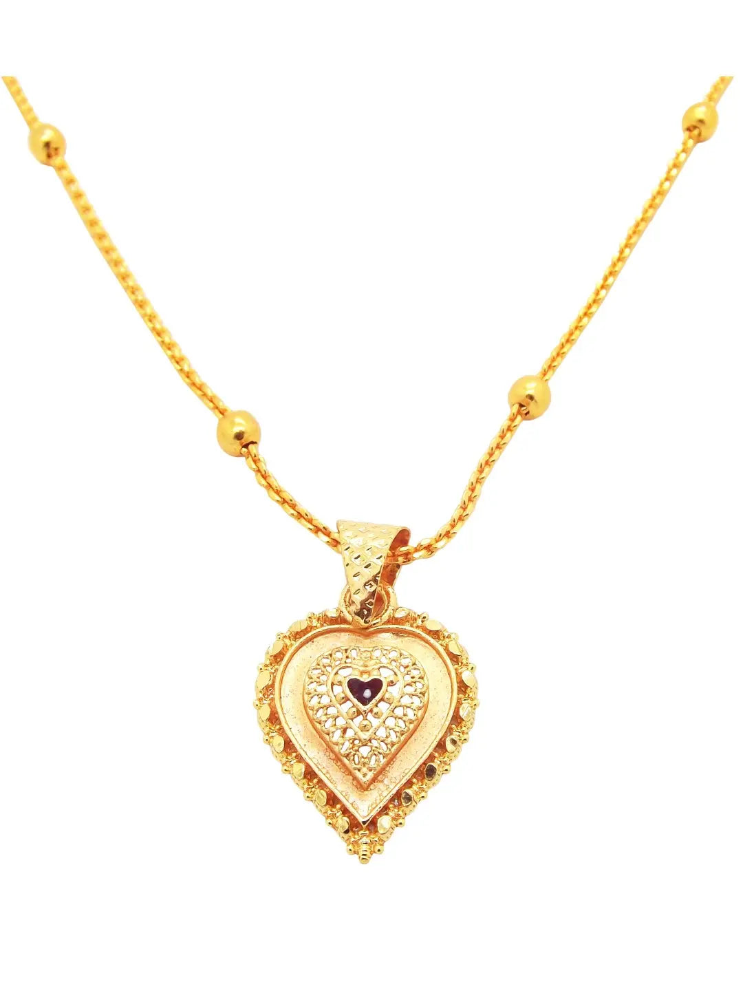 Heart Pendant Chain