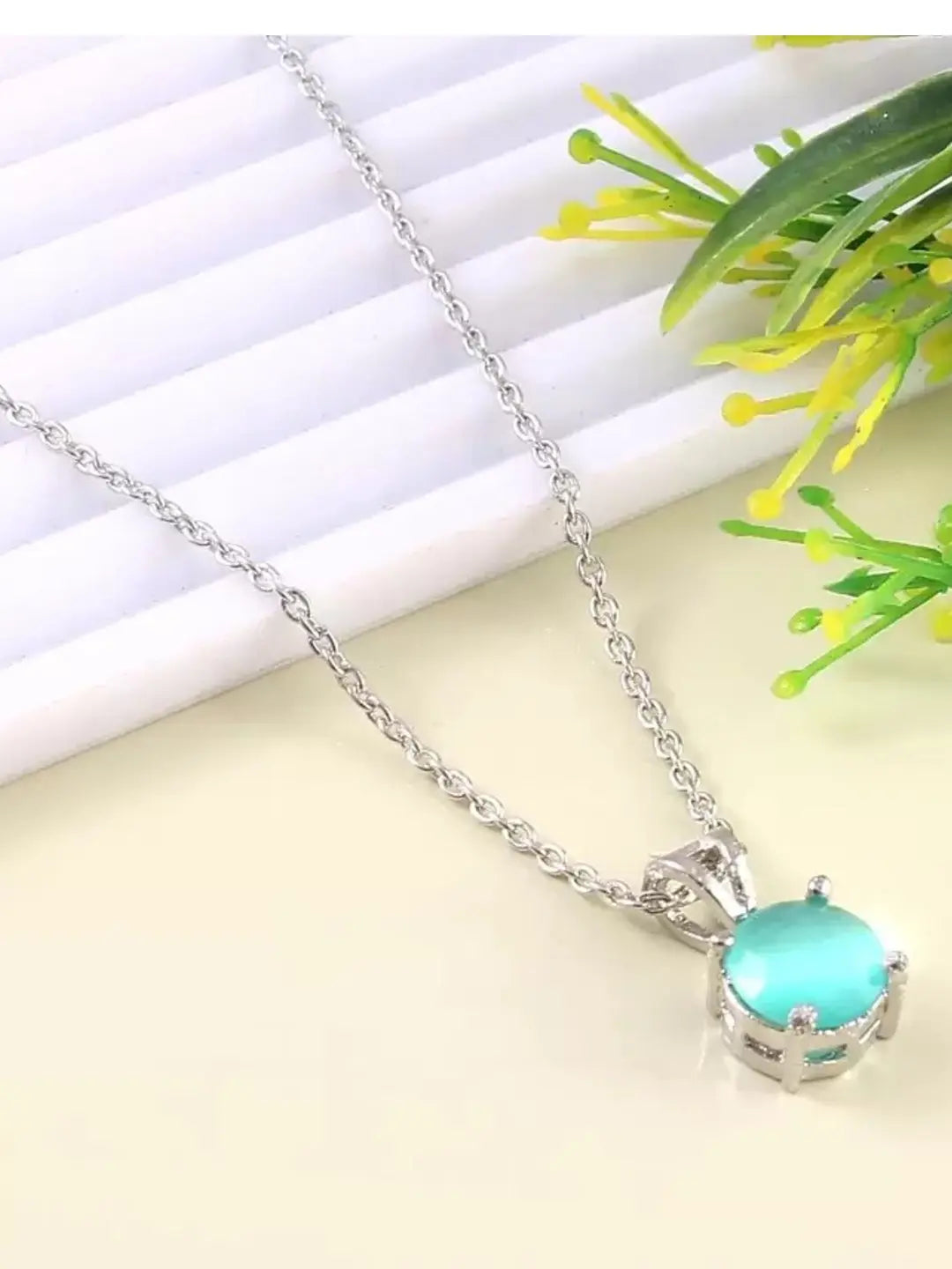 Sea Green Pendant Chain