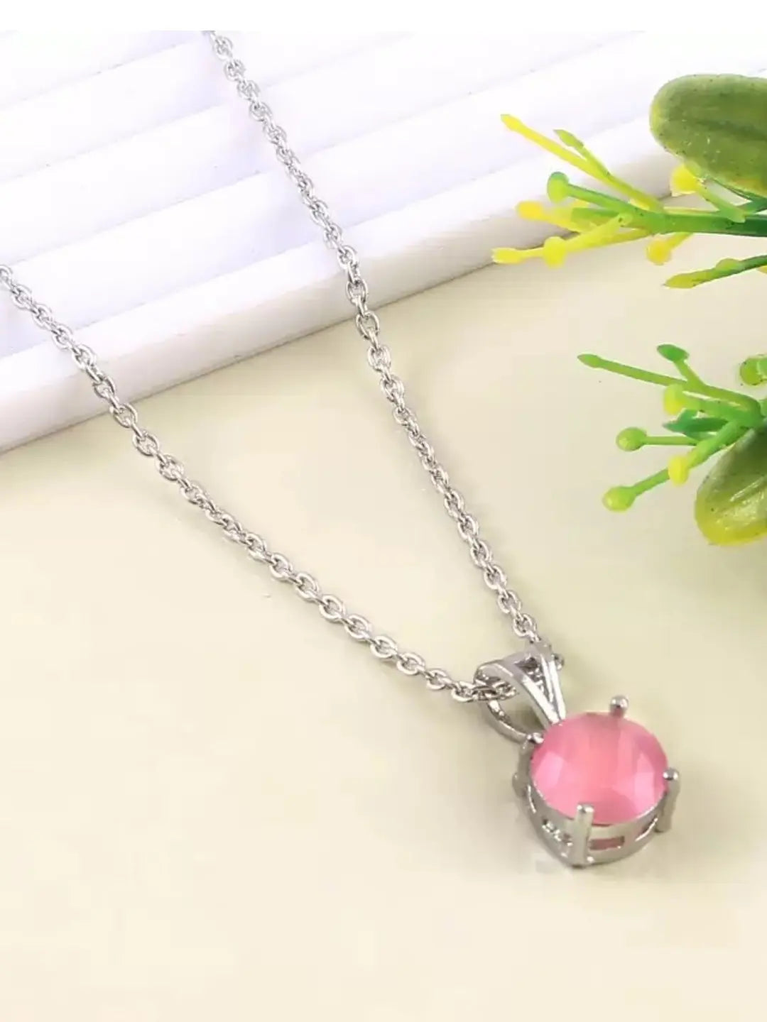 Blush Pink Pendant Chain