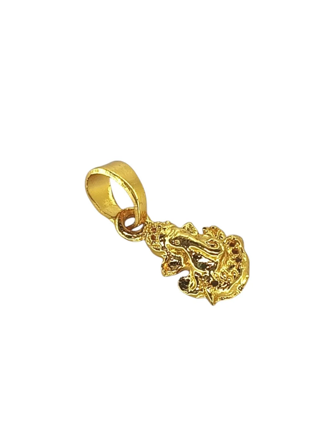 Gold-Plated Contemporary Ganpati Pendants