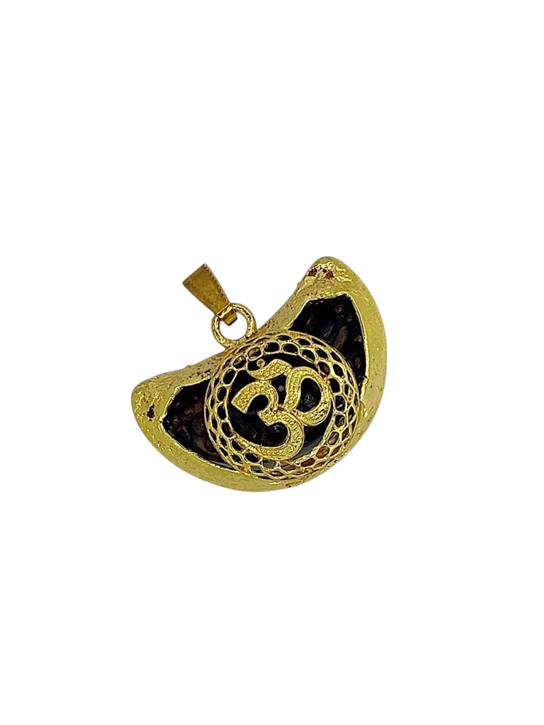 Unisex Gold-Plated Contemporary Pendant