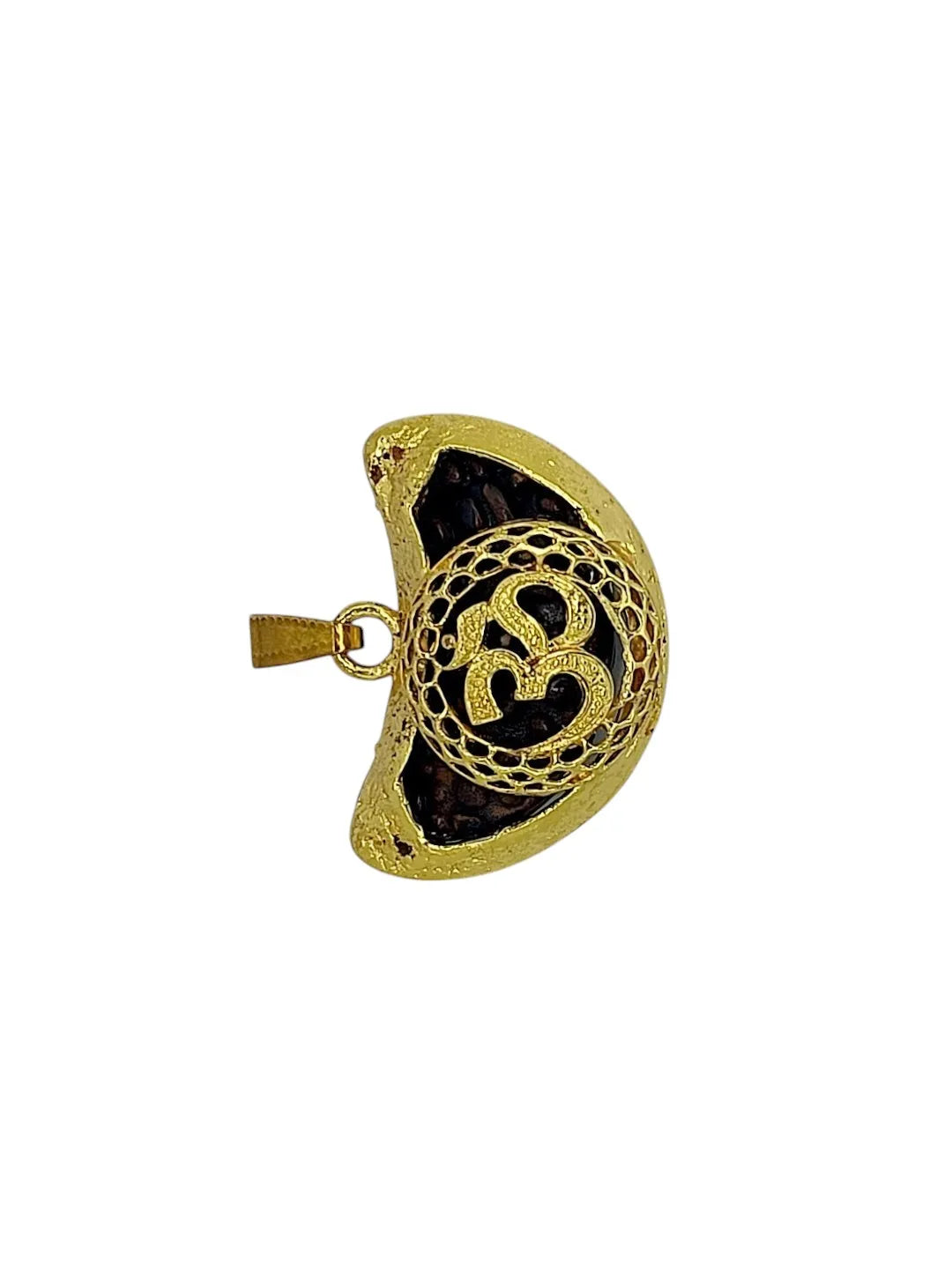 Unisex Gold-Plated Contemporary Pendant