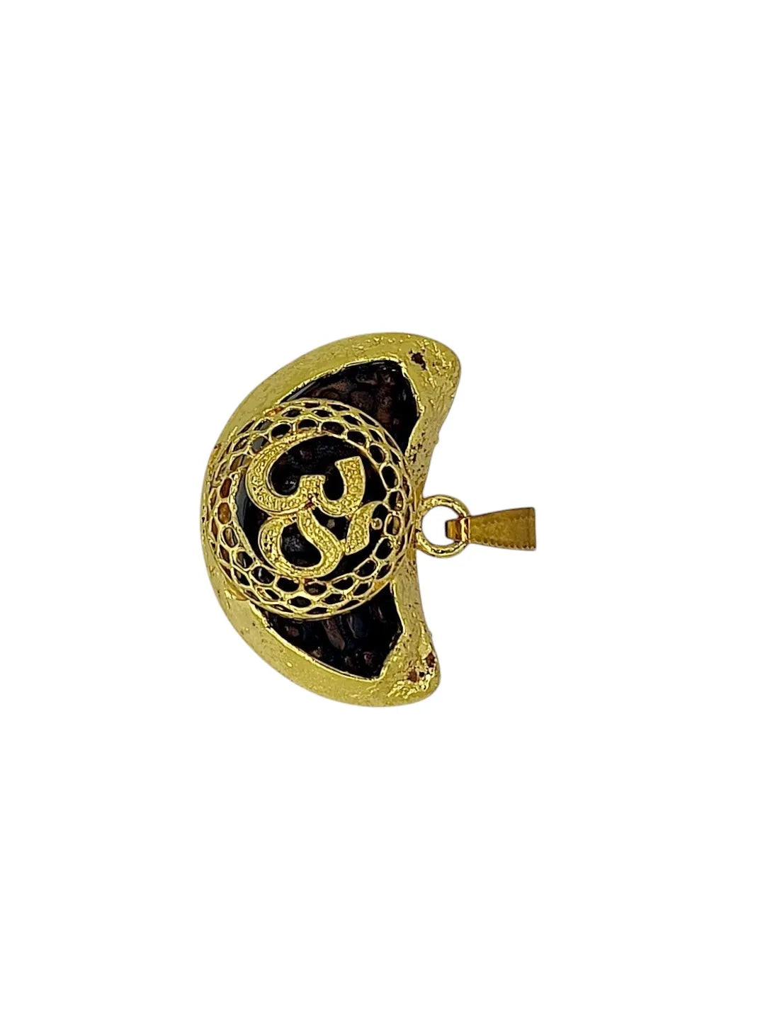 Unisex Gold-Plated Contemporary Pendant